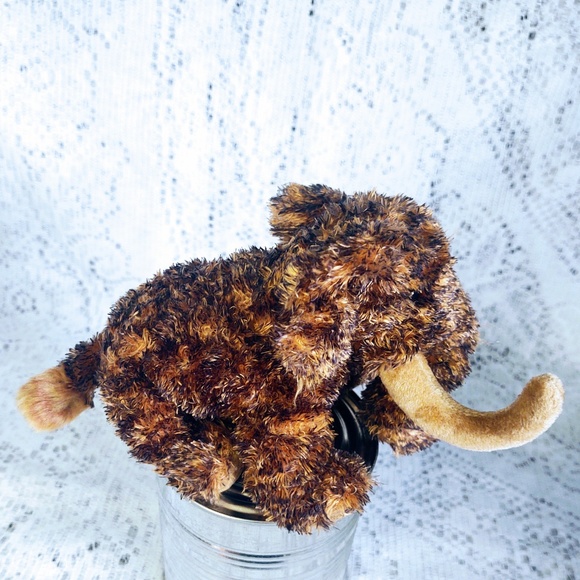 NWT Vintage TY Beanie Babies Giganto Wooly Mammoth DOB 12/17/2000, Tag Attached - Picture 4 of 13